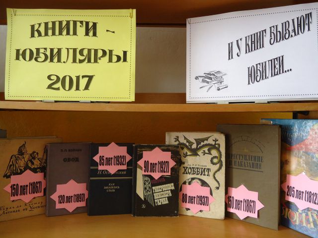 книги юбиляры